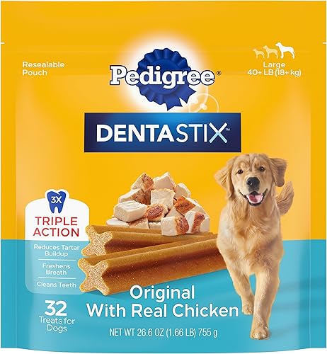 Pedigree - Dentastix premios para perros grandes de más de 30 libras múltiples sabores
