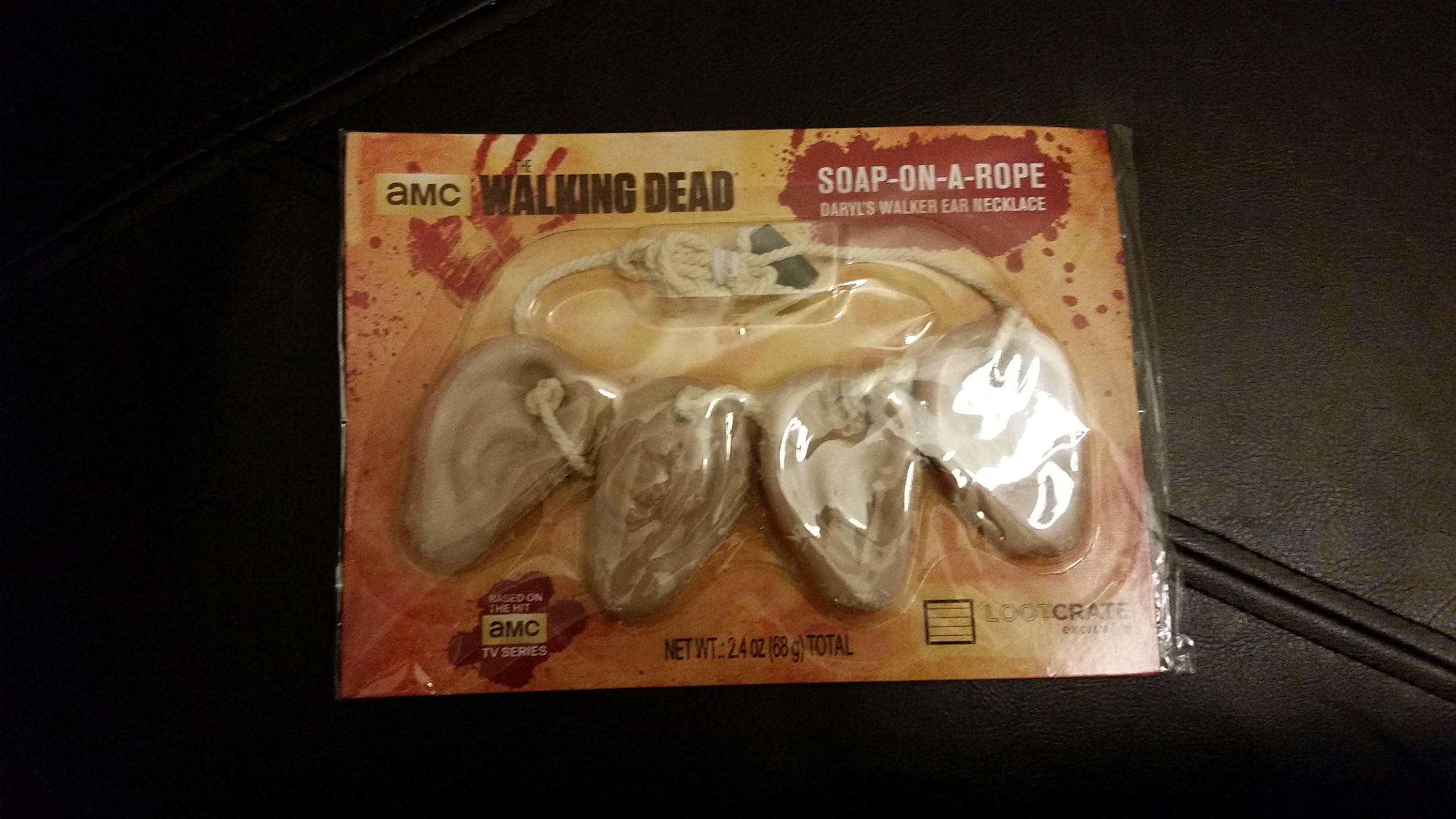 Loot Crate February 2016 Walking Dead Soap-on-a-Rope Daryl Walker Ear Necklace