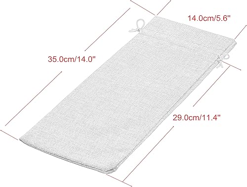 Miniatura 4 de 10 bolsas de vino de arpillera beige, 5.9 inx13.8 in6.0"x14.0'' Cordón y forro Bolsas de arpillera para botella de vino, bolsas de regalo de