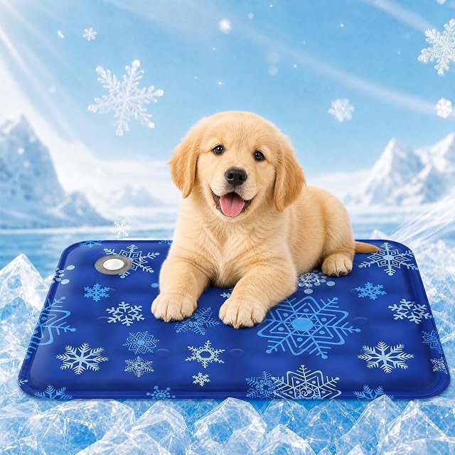 Bawetech Alfombra Refrescante para Perros Gatos, 50x60cm Cama Perro Verano