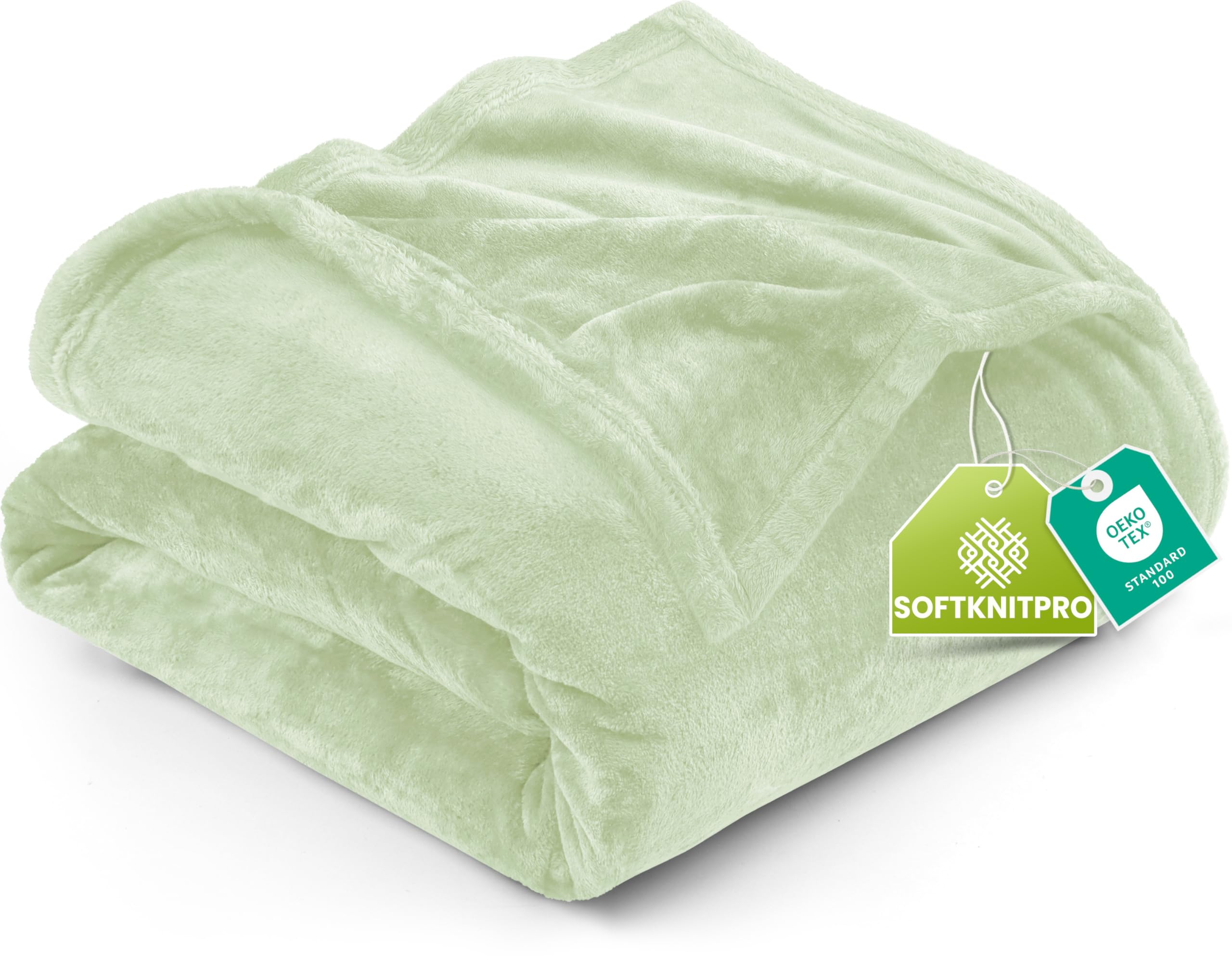 Utopia Bedding Men's Sage Green King Fleece Blanket 259X228cm 300Gsm – Extra Large Soft Fluffy Versatile Luxury Decorative Throws For Sofa, Bed & Settees – Warm Breathable Cosy Gift For & Wo,