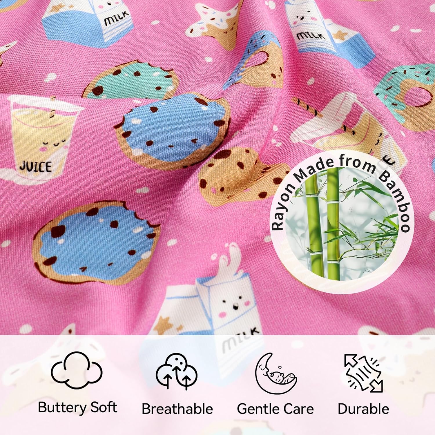 Rayon Made from Bamboo Sleep Sack 2t-3t Supersoft Toddler Sleep Sack 24-36 Months 1.0 Tog Baby Wearable Blanket with 2-Way Zipper Unisex Sleeping Bag for Babies - Image 2