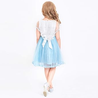 Sunny Fashion Girls Dress Cape Cloak Dress Purple Wedding Size 5-12
