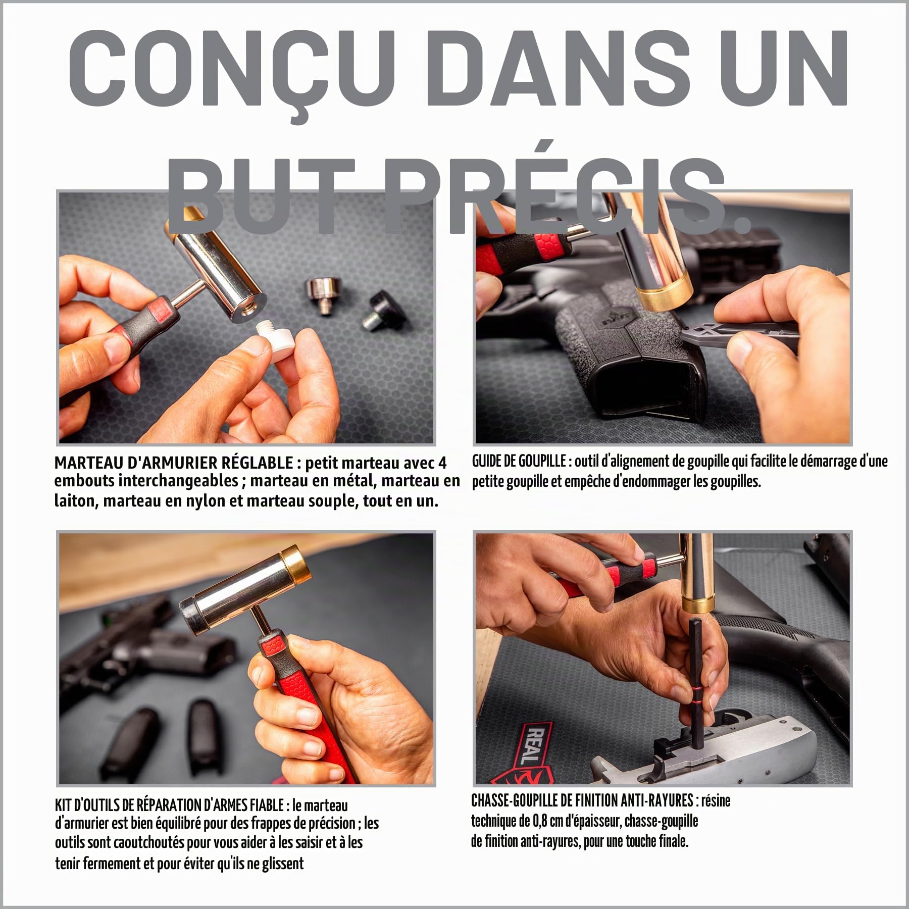 RealAvid Marteau et perforateurs d'accu