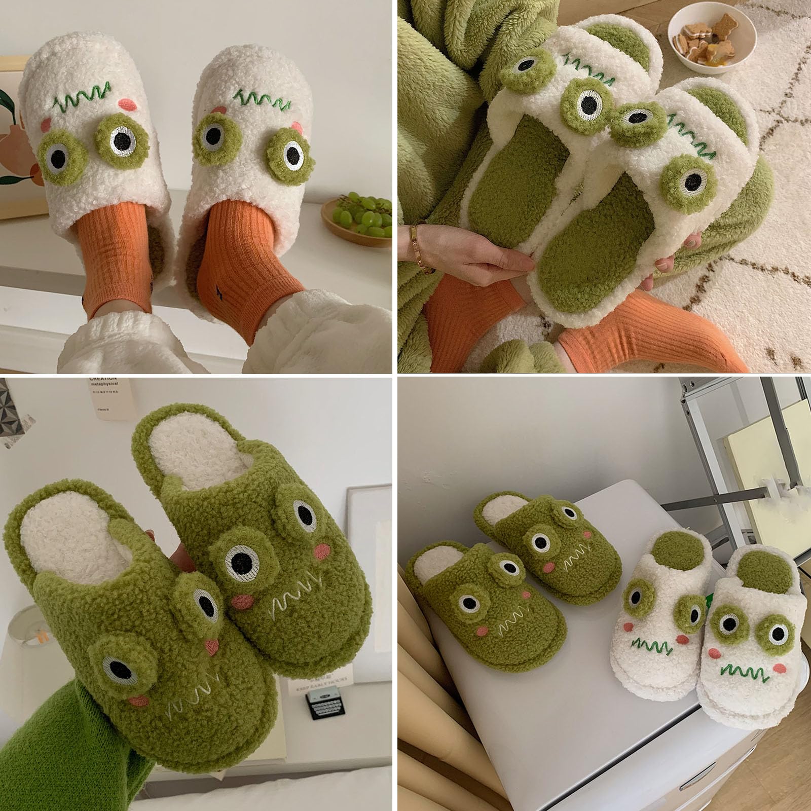 Chanclas Con Tampado De Rana De Dibujos Animados | Mode De Mujer