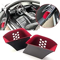 Vista 1 de x xotic tech Door Armrest Storage Box Organizer Compatible with Porsche 911 2013-2019 & Boxster Cayman 2014-2018 Inner Front Side Pallets Container
