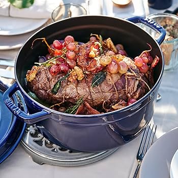 [新品未使用]STAUB ピコ・ココット ラウンド 28cm グランブルー Amazon｜staub ストウブ 「 ピコ ココット ラウンド グラン