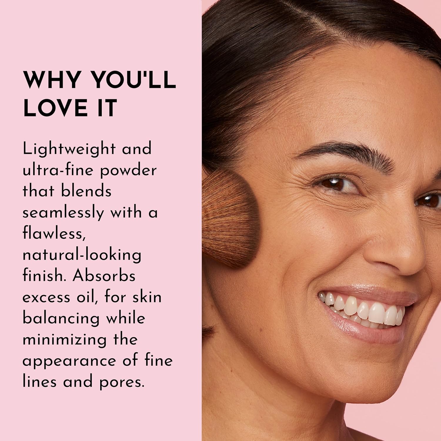 LAWLESS Women's Talc Free Skin Smoothing Powder, Light Medium, 0.34 Ounce (Pack of 1) - Image 5