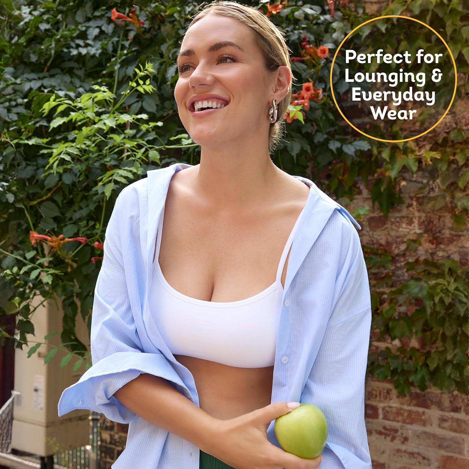 Fruit of the Loom Women's Spaghetti Strap Cotton Sports Bra - All-Day Comfort