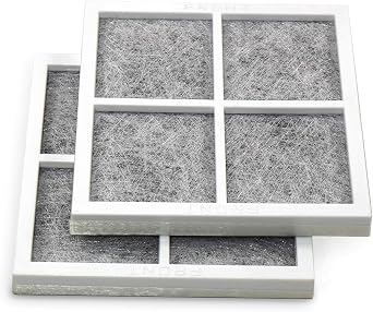 HQRP 2-Pack LT120F Air Filter compatible with LG LMXS27626S LMXS27676D LMXS27766S LMXS30746S UPFXC2466S LMXS30776S LMXS30756S LMXS30786S LMXS30796D LNXC23726S LNXC23766D Refrigerator