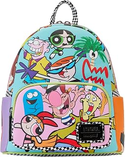 Loungefly カートゥーンネットワーク レトロ コラージュ ミニバックパック カートゥーンネットワーク
