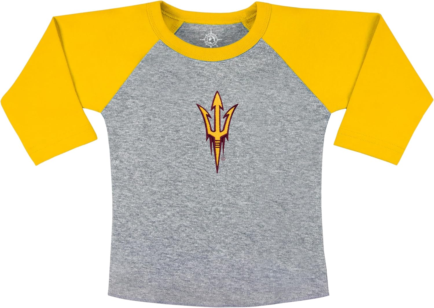 College Baby NCAA Infant and Toddler Baseball Shirt Raglan 3/4 Length Sleeve