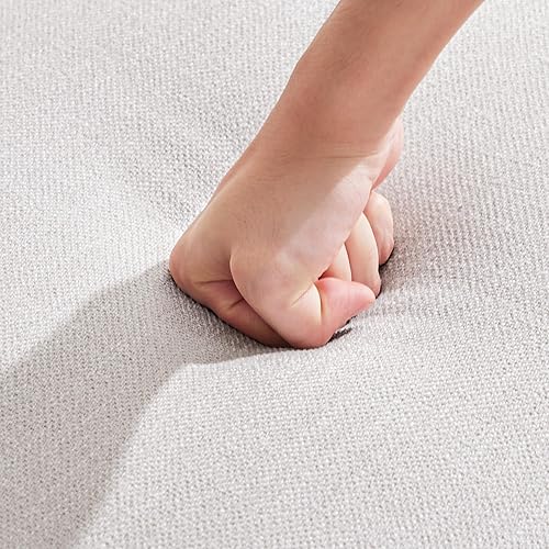 Miniatura 5 de HUIMO Silla de escritorio giratoria tapizada de tela copetuda de felpilla con ruedas, altura ajustable, silla clásica de tareas con patas de madera,