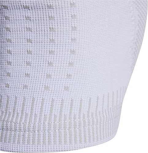 Miniatura 3 de adidas Rodilleras de voleibol Primeknit unisex para adultos, blanco/negro, talla S