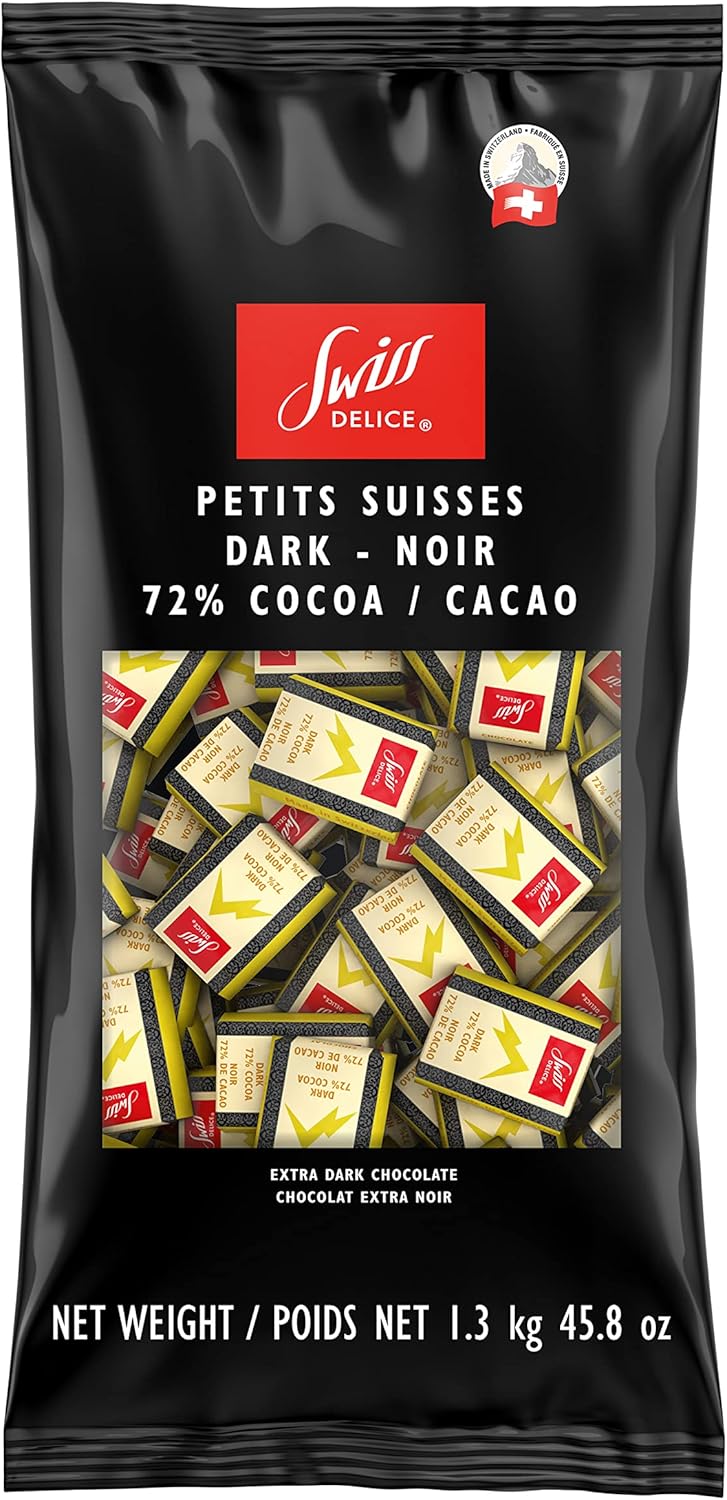 Swiss Delice Dark Chocolate 72 1.3 Kg, 1300 Grams Amazon.ca