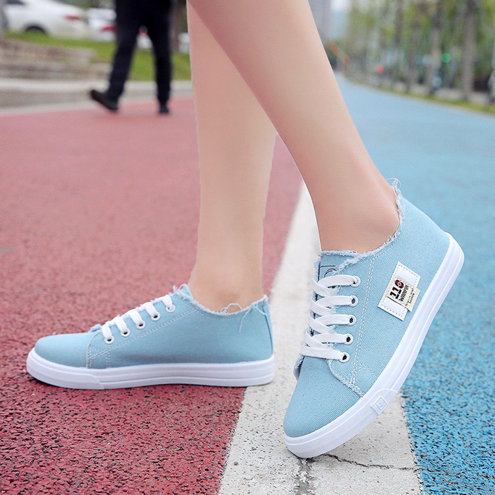 Famzuneu Schuhe Hinten Offen Damen, Orthopädische Schuhe Sneaker Weicher Sohle Traillaufschuhe Wanderschuhe Rutschfest Turnschuhe Sommer Sandalen Atmungsaktiv Walkingschuhe