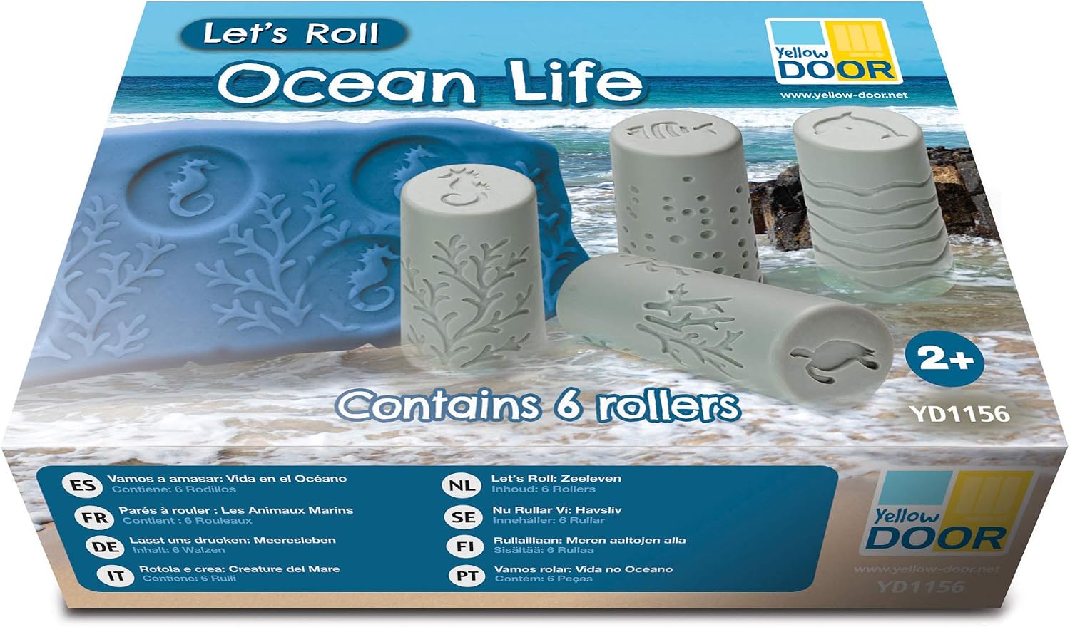 Let's Roll, Ocean Life Rollers, Set of 6
