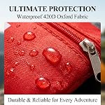 12 Paquet de trousses de premiers soins Sac vide Pochette de premiers secours, Mini Trousse de premiers soins Sacs en vrac Taille de voyage pour la maison Bureau Voiture Affaires Extérieurs Camping Randonnée à vélo (Rouge, Sac seulement)