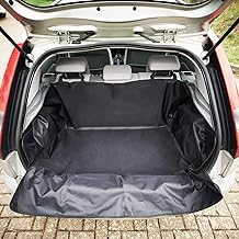 Vinsani® Heavy Duty Waterproof 2 in 1 Car Back Rear Seat Boot Cover Pet Dog Protector Mat Liner