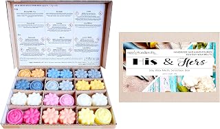 HIS & HERS SELECTION Sample Soy Wax Melts Set (approx. 180g) / Crede Savauge Invictus Lady Million Olympia Miss D. and more