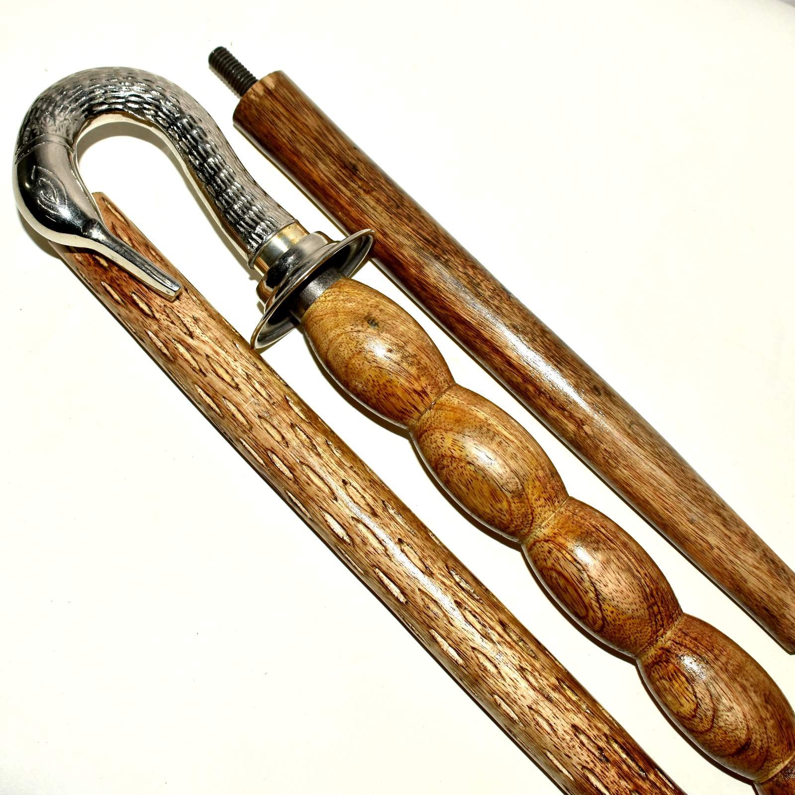 Hello Nauticals StoreUnisex Duck Head Cane Brown Maple, Solid Brass Handle -Affordable Gift! Item