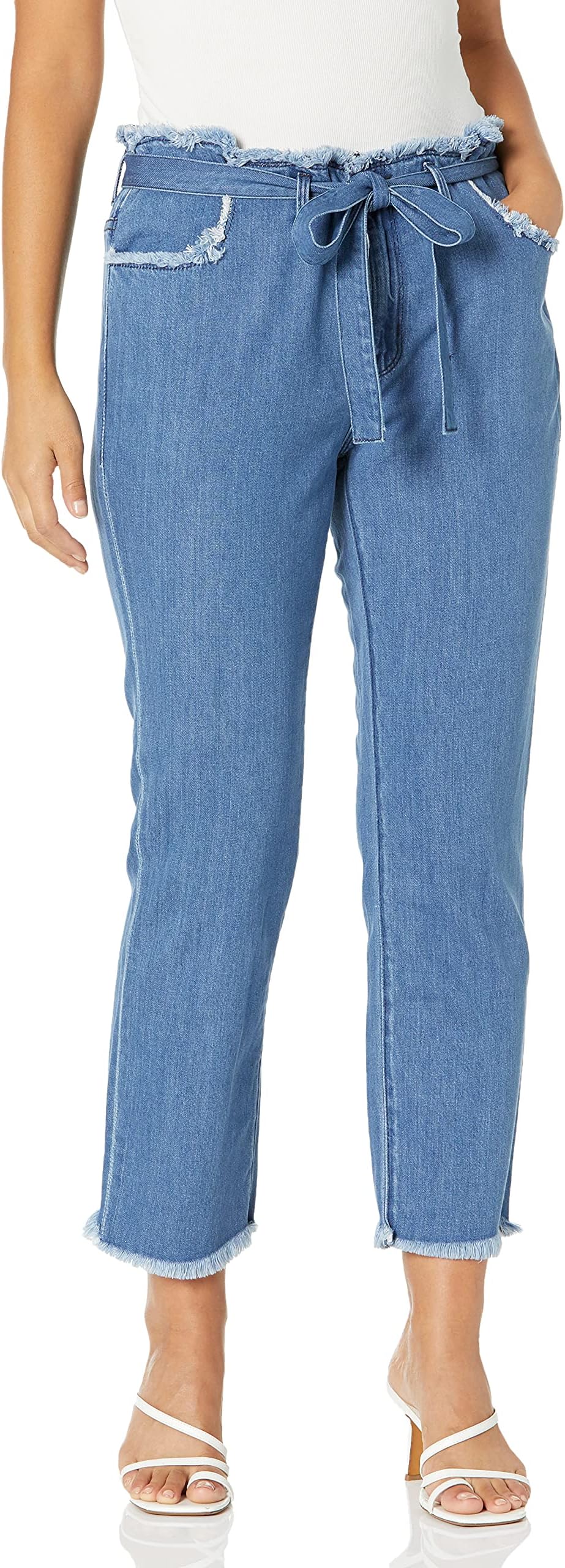 Parker Smith Women's Paper Bag in SEA Marine, 27