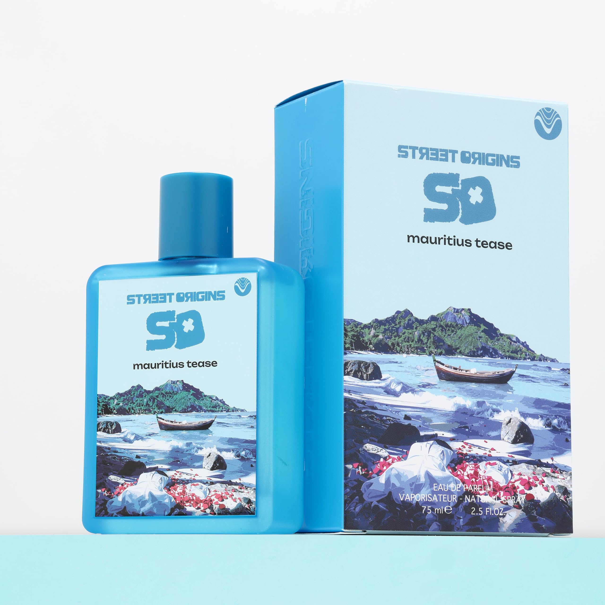 Street Origins Mauritius Tease (Venus), Floral Fruity Eau de Parfum for Women, 75 ml - Strawberry Raspberry Coconut Vanilla