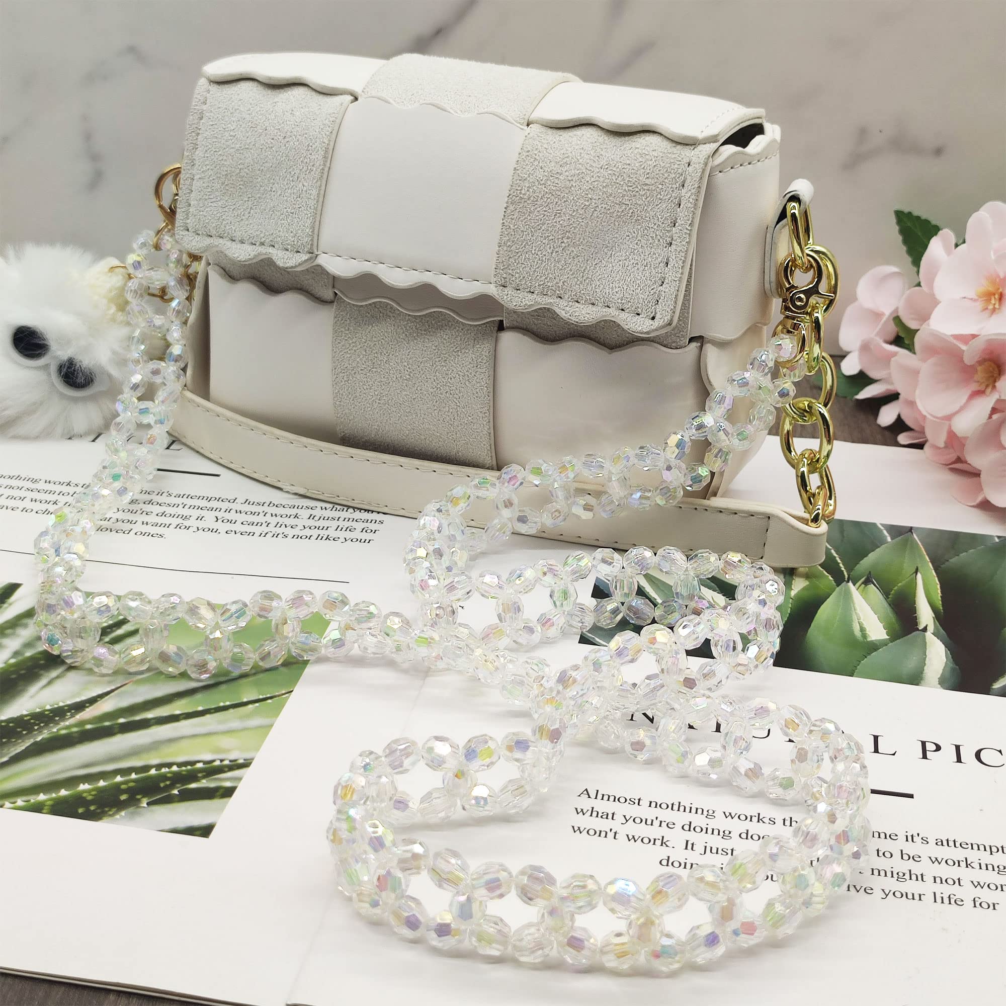 Chaîne à Perles En Plastique, 10 Mètres De Long Avec 21 Clips De