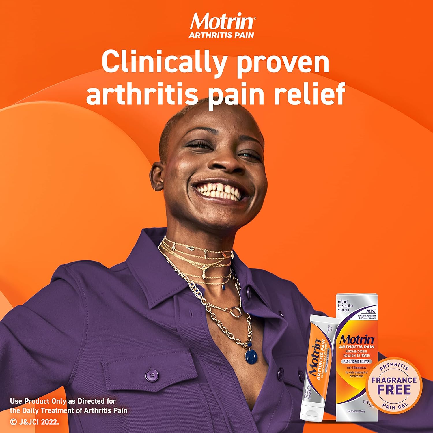 Motrin Arthritis Pain Relief Diclofenac Sodium Topical Gel 1%, Anti-Inflammatory Cream for Arthritis Pain in Hands, Wrists, Elbows, Knees, Feet & Ankles, NSAID Pain Relief Gel, 1.76 Oz : Everything Else