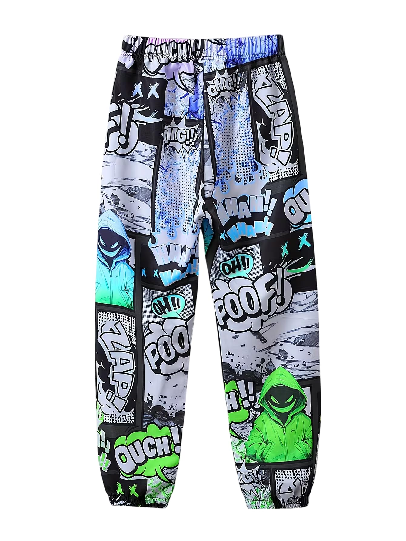 Boys Printed Track Pants | Soft Cotton Joggers with Elastic Waist | Kids Casual Wear Pyjama for Girls (5-13 Years)-image-3