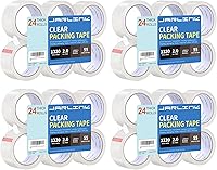 Vista 11 de JARLINK Cinta de embalaje transparente (12 rollos), cinta de embalaje resistente para embalaje de envío, sellado en movimiento, 1.88 pulgadas