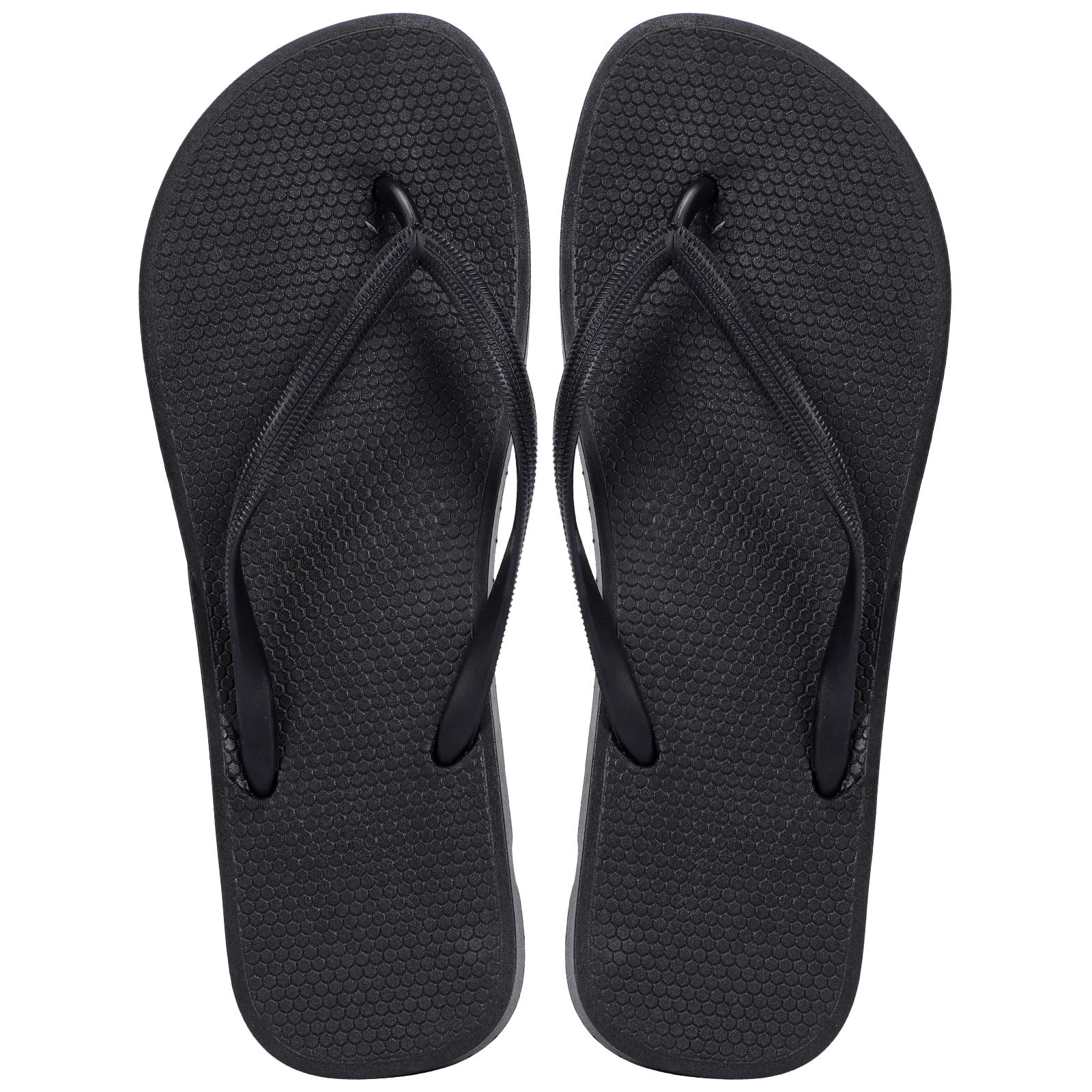 – Unisex Flip Flops Rubber Flatform Summer Beach Slip-Resistant Flat Flipflops for Women Men Shower Swimming Pools