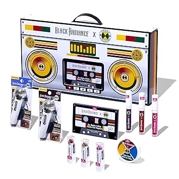 Black Radiance Cross Colours 10Piece Makeup Set, Bold 90s