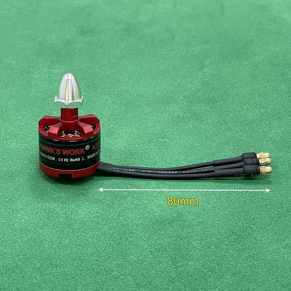 Amazon.com: HAWK'S WORK Brushless Motor 2212 920KV, 2-4S Motor for