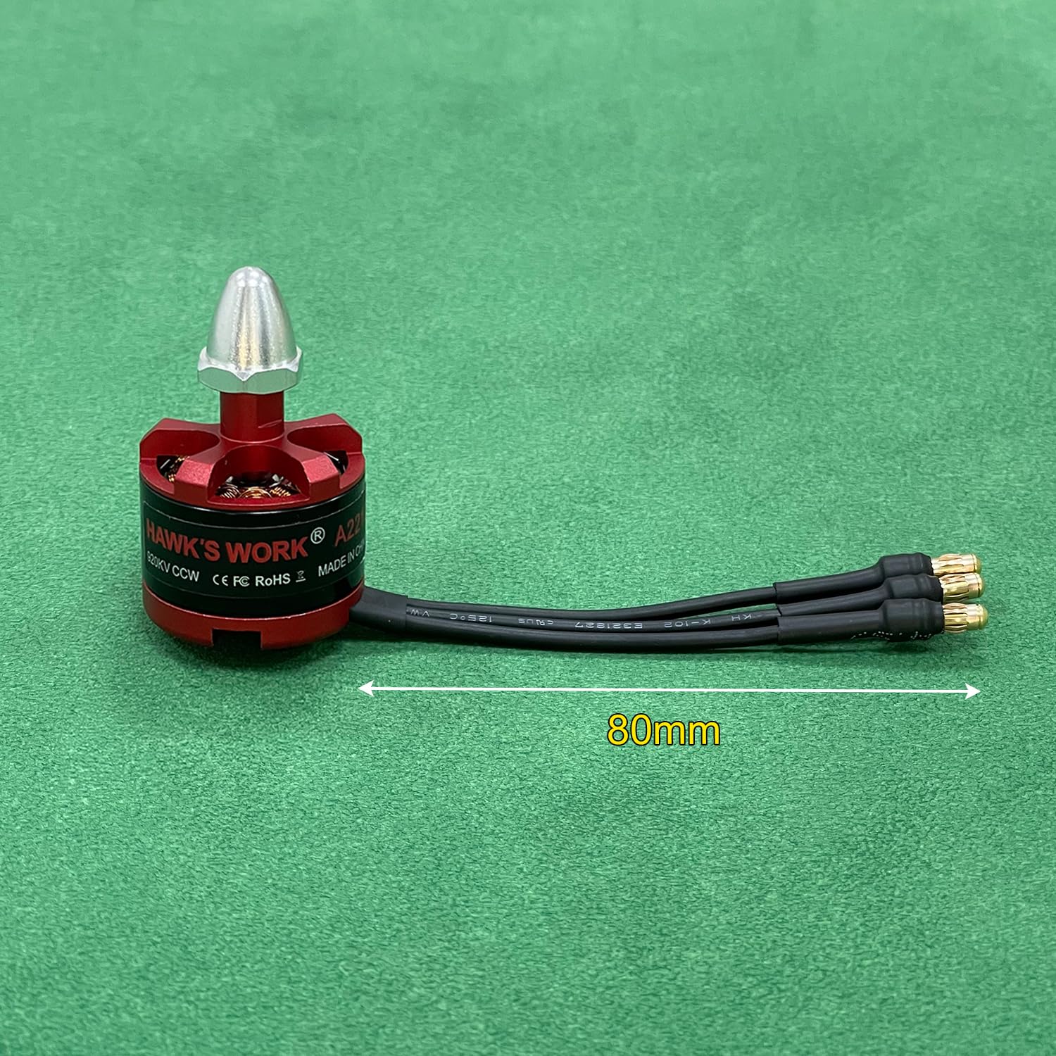Amazon.com: HAWK'S WORK Brushless Motor 2212 920KV, 2-4S Motor for