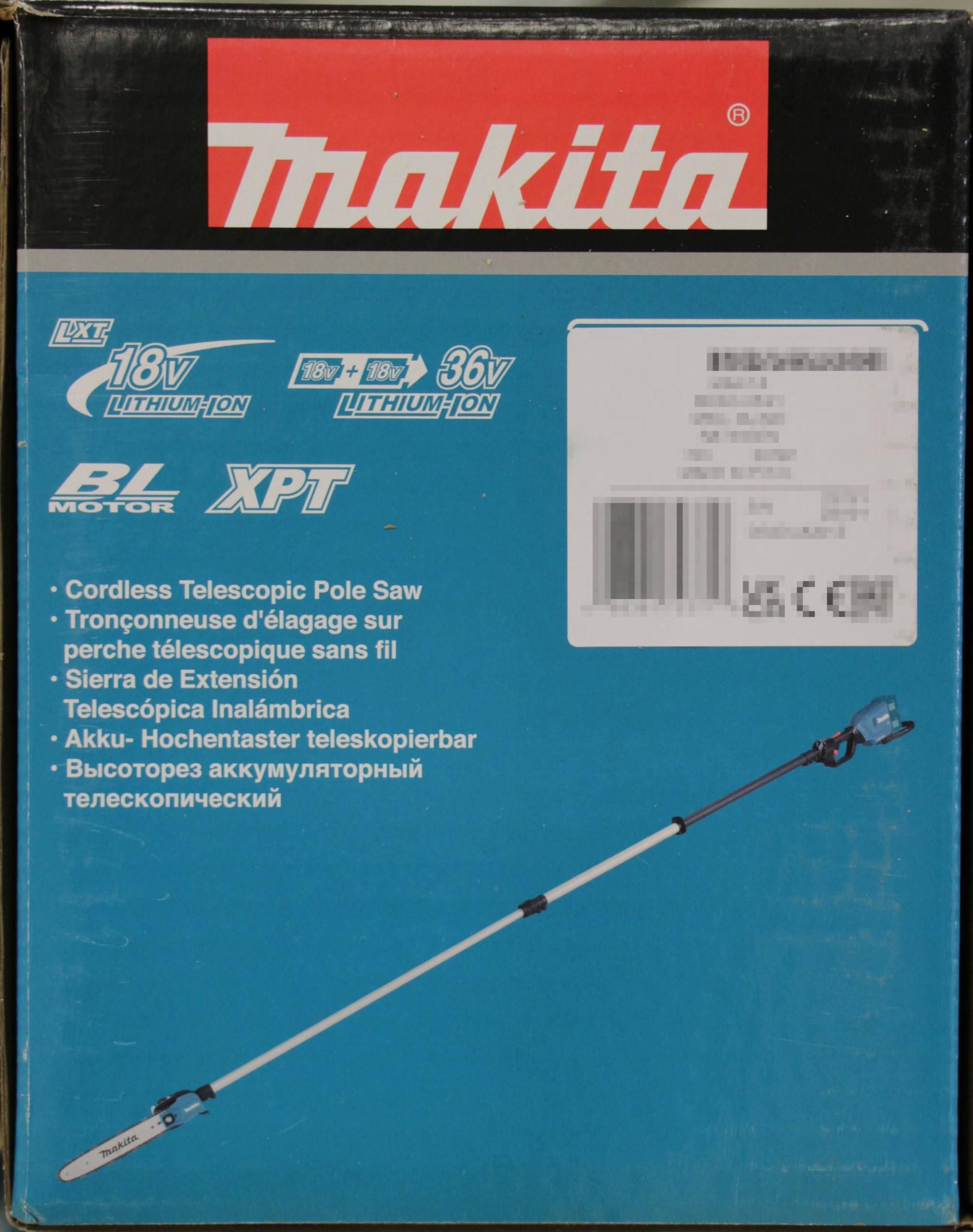 Makita DUA301Z Akku-Hochentaster 2x18V (ohne Akku, ohne Ladegerät)