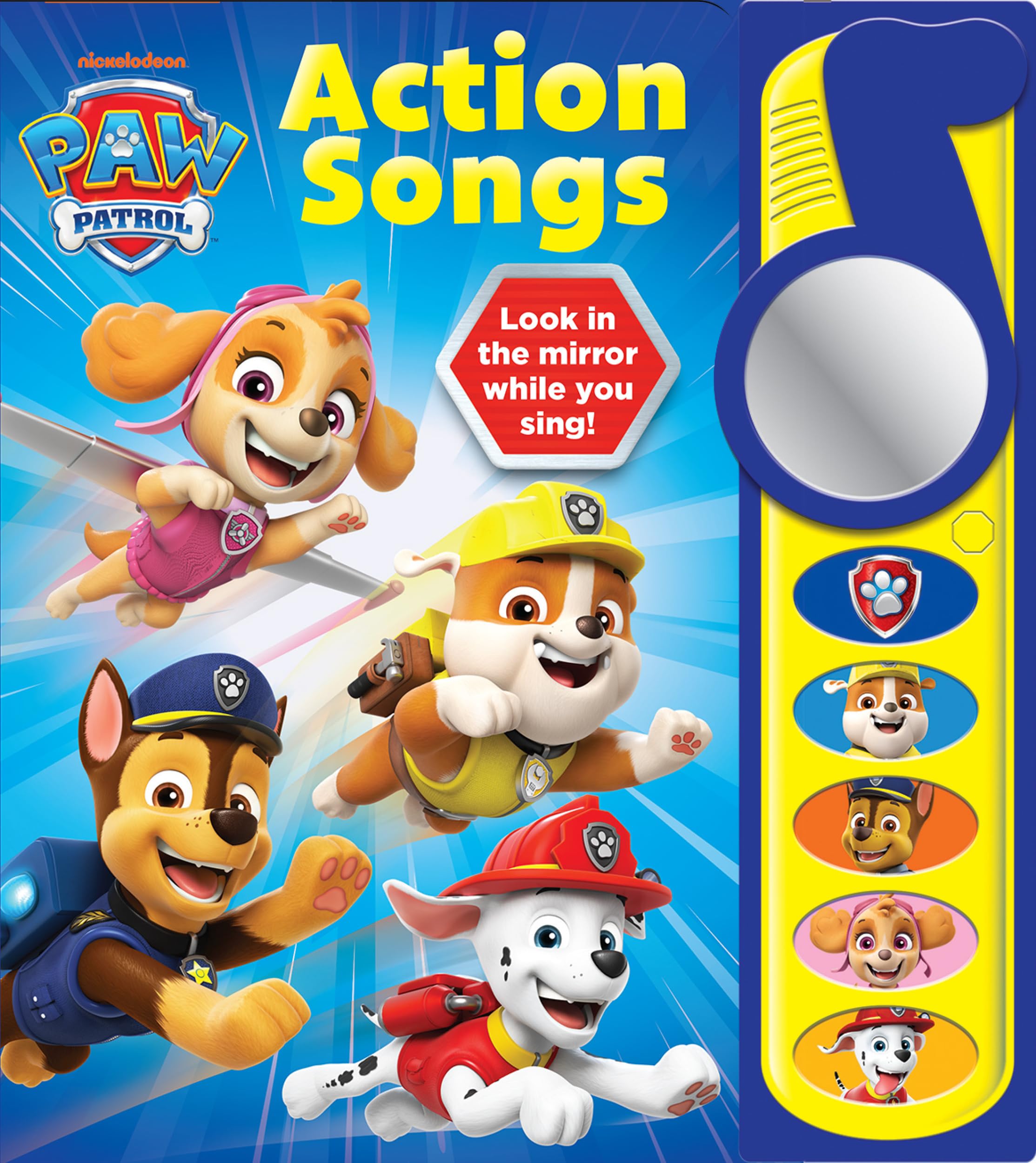 Nickelodeon Paw Patrol - Action Songs Mirror Sound Book - PI Kids