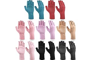 8 Pairs Arthritis Gloves: Enhanced Compression and Pain Relief