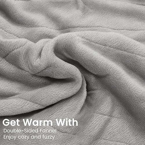 Miniatura 2 de OldPAPA Manta térmica eléctrica, manta térmica de 50 x 60 pulgadas, 4 horas de apagado automático, 4 niveles de calor, protección contra