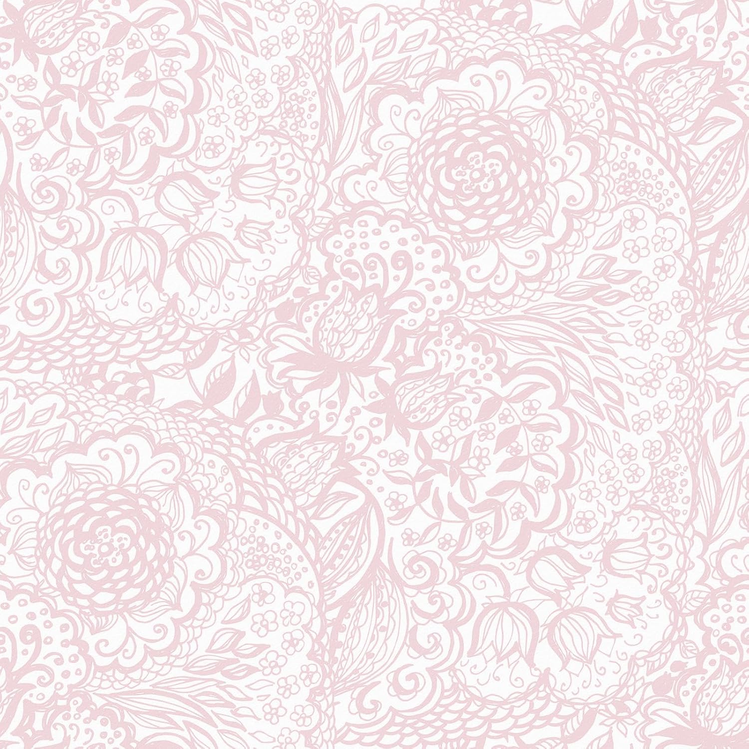 Boho Peel and Stick Wallpaper Floral Contact Paper Pink Flower Wallpaper Removable Self Adhesive Modern Pink Wall Paper for Cabinets and Drawers Living Room Temporary Vinyl Roll 17.5"x314"