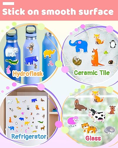 Miniatura 4 de Benresive Libros de calcomanías reutilizables hinchados para niños de 2 a 4 años, divertidos libros de calcomanías para niños pequeños de 1 a 3