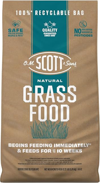 O.M. Scott & Sons Natural Grass Food