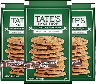 Tate's Bake Shop Chocolate Chip Cookies, 3-7 oz Bags