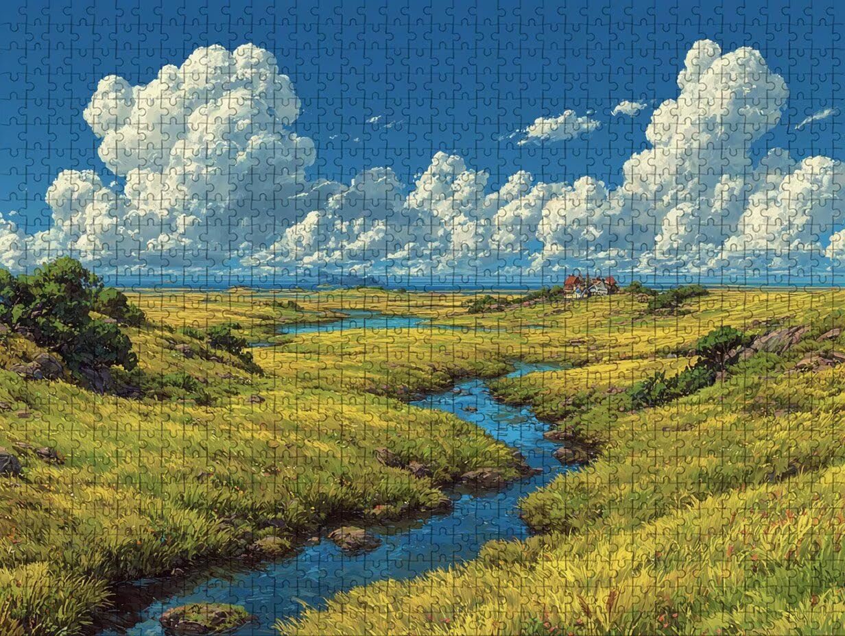 Drewniane puzzle polowe 156 x 105 cm, niebo puzzle 5000 elementów dla dorosłych z pudełkiem, edukacyjna wymagająca gra, prezenty dla nastolatków, napis na plecach łatwe do odróżnienia, dekoracja domu