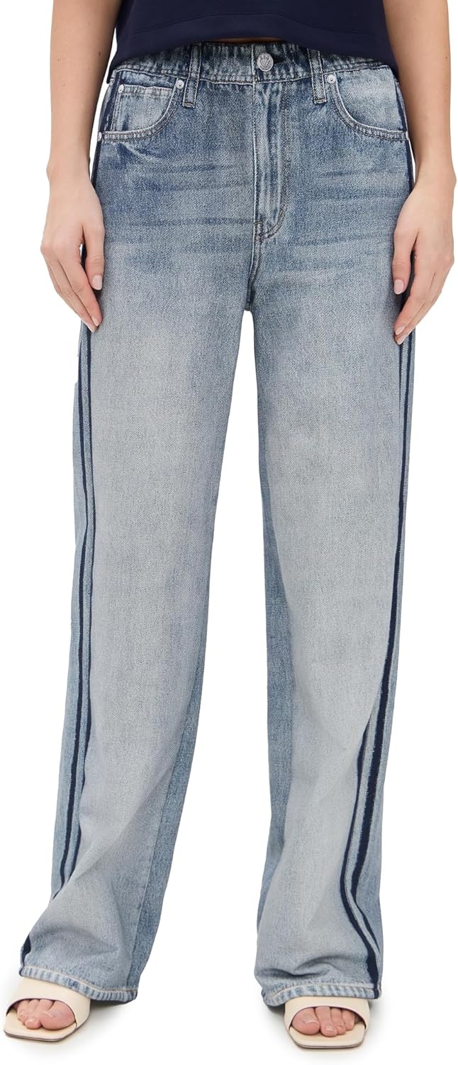 rag & bone Women's Miramar Wide Leg Track Pants