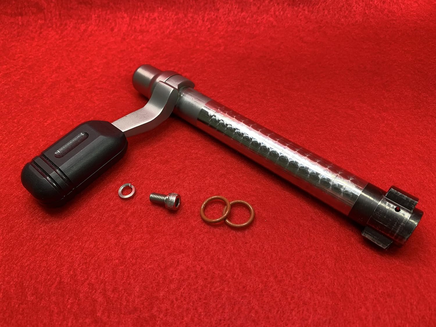 Remington 700 Bolt Action Knob Extension Handle - Aluminum Bolt On/Clamp On, Tactical Version Type #1