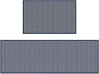 Vista 14 de Juego de tapetes y alfombras de cocina lavables y antideslizantes Artoid Mode de 2 piezas, tapetes de cocina absorbentes con respaldo de goma