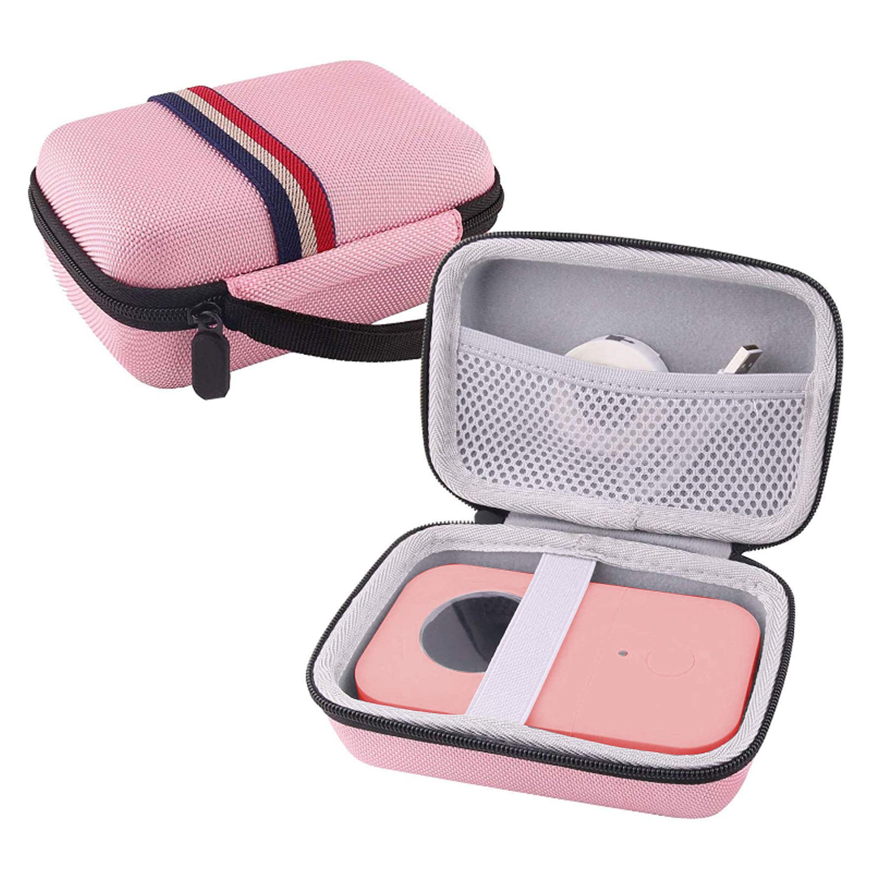 WERJIA Hard Carry Travel Case for Phomemo D30 Bluetooth Label Maker (Pink)