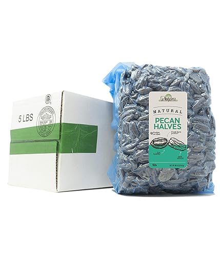 Miniatura 2 de La Nogalera Pecans - Nueces de nuez crudas, naturales, bolsa sellada al vacío de 5 libras. Comparadas con orgánicas, sin cáscara, sin OMG, sin