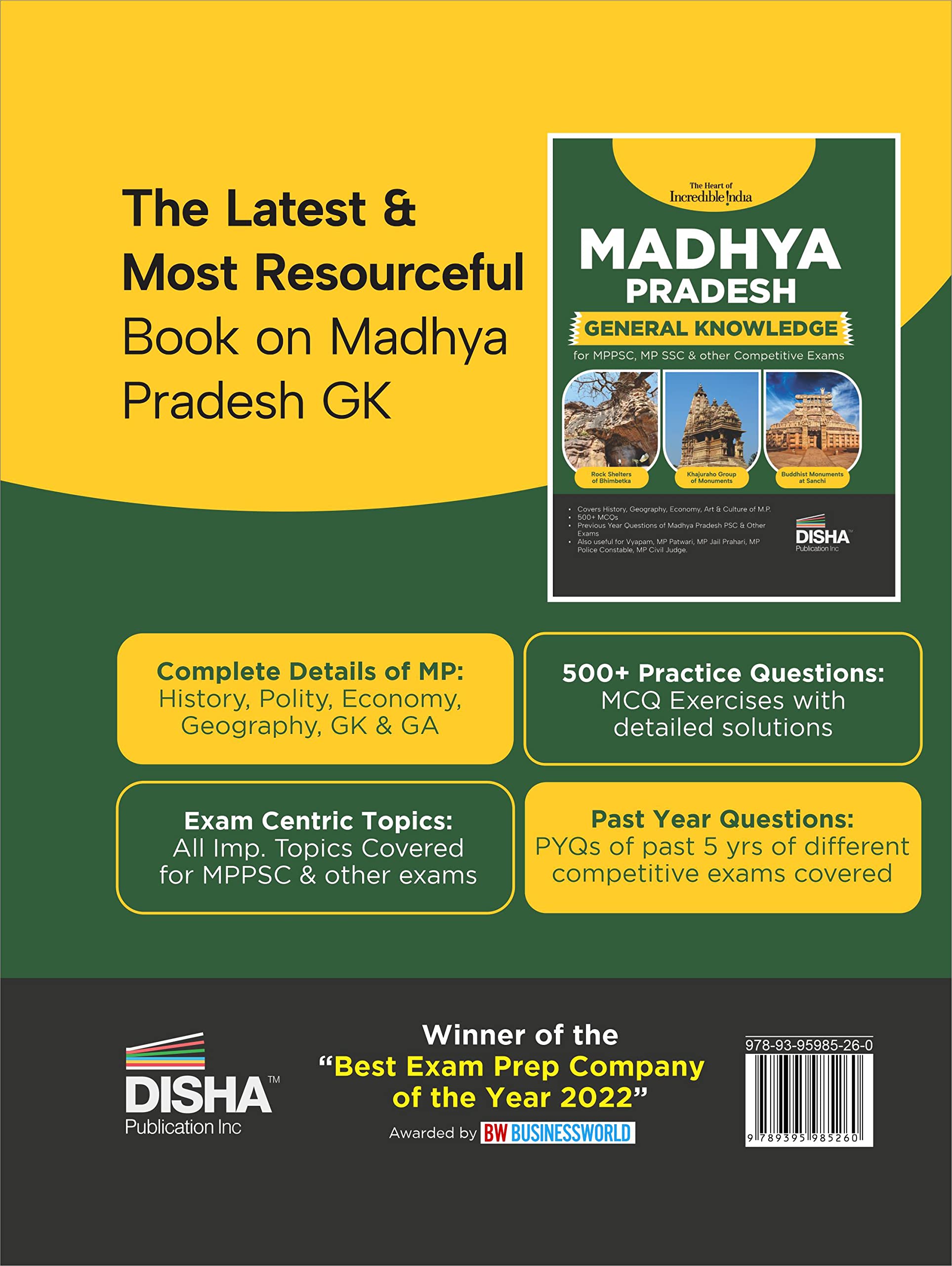 Madhya Pradesh General Knowledge for MPPSC, MP SSC & other Competitive Exams | PYQs Previous Year Questions | State Public Service Commission | General Studies | 1